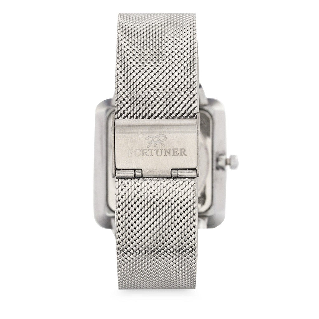 Fortuner Jam Tangan Analog Pria Silver Water Resistant Benjamin