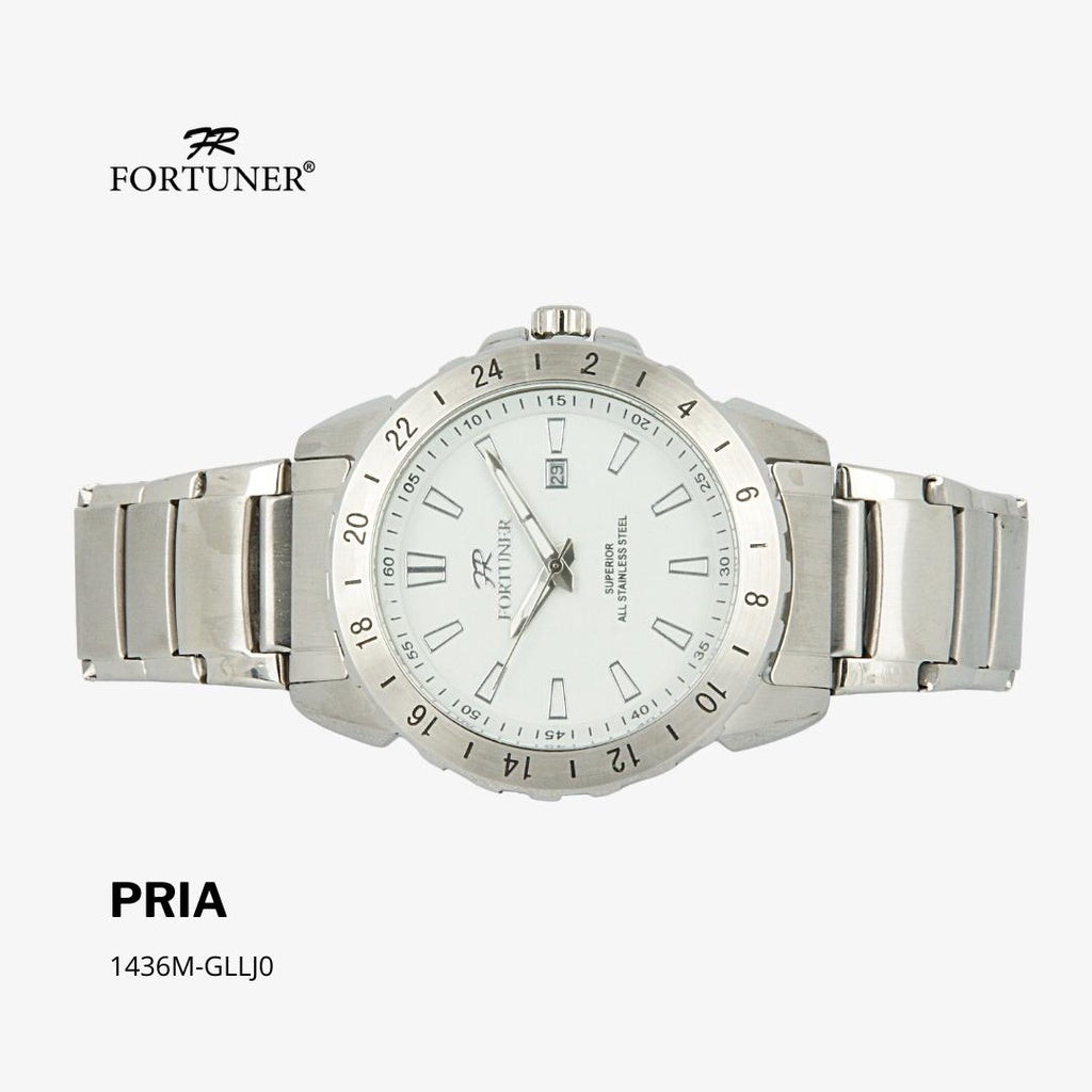 Fortuner Jam Tangan Pria Analog Water Resist Superior All Stainless Consalvo