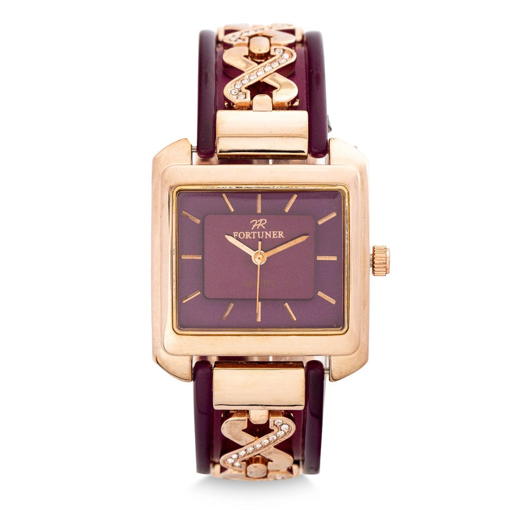 Fortuner Jam Tangan Analog Wanita Rosegold Water Resist Betsy