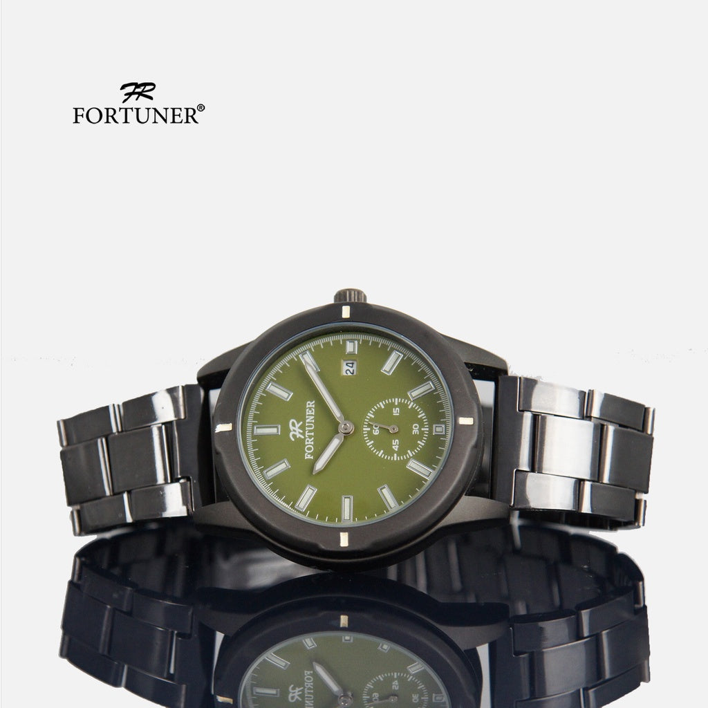 Fortuner Jam Tangan Analog Pria Water Resistant Kanvas Harlyn