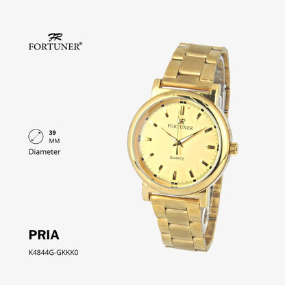 Fortuner Jam Tangan Analog Pria Water Resistant Rantai Halwerd