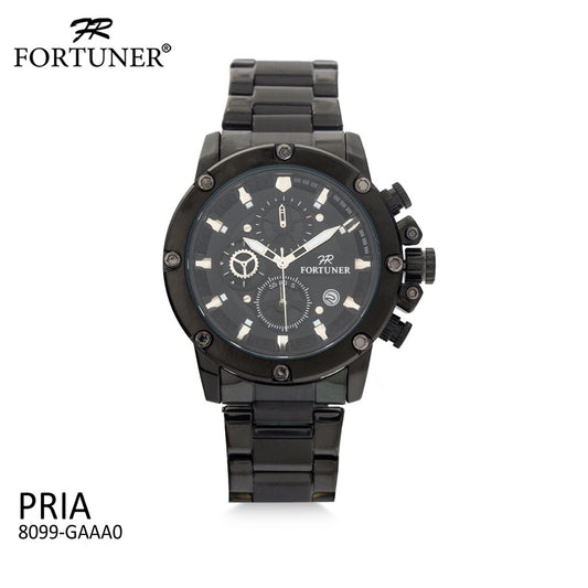 Fortuner Jam Tangan Analog Pria Chrono Water Resistant Alfeus