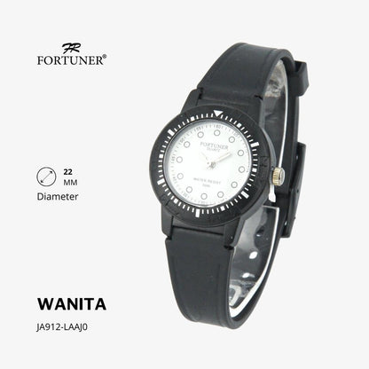 Fortuner Jam Tangan Analog Wanita Water Resistant Rubber Zureima