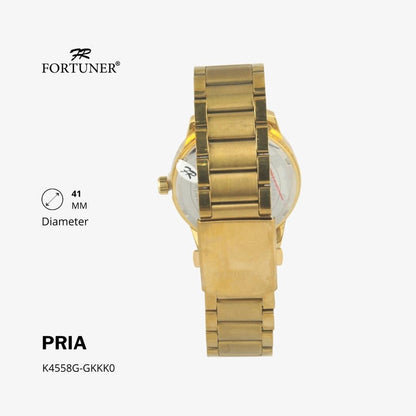 Fortuner Jam Tangan Analog Pria Water Resistant Helmuth