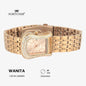 Fortuner Jam Tangan Fashion Classic Analog Wanita Water Resistant Rantai Yettie