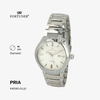 Fortuner Jam Tangan Analog Pria Water Resistant Rantai Thomas