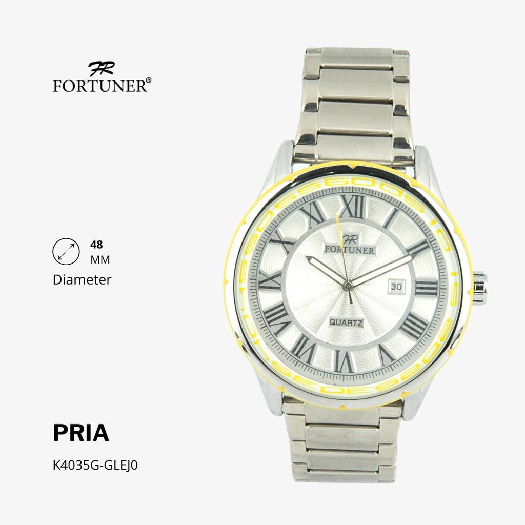 Fortuner Jam Tangan Analog Pria Water Resistant Hutchinson