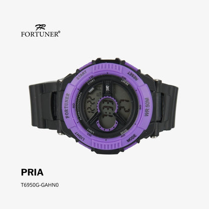 Fortuner Jam Tangan Pria Digital Water Resist Rubber Osbert