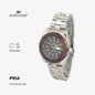 Fortuner Jam Tangan Analog Pria Day-Date Water Resistant Silver Black Bonus Dompet dan Box Exclusive Fairbanks