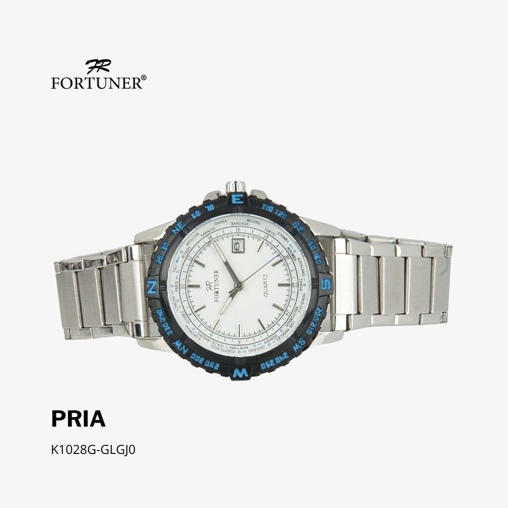 Fortuner Jam Tangan Analog Pria Water Resistant Rantai Wynten