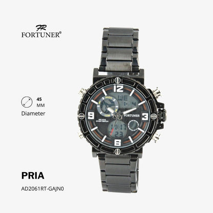 Fortuner Jam Tangan Sport Analog Pria Water Resistant Halley