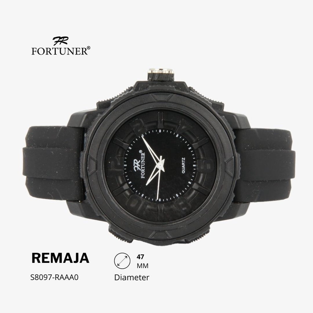 Fortuner Jam Tangan Analog Remaja Sport Water Resist Rubber Hirsch