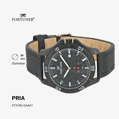 Fortuner Jam Tangan Analog Pria Water Resistant Harold