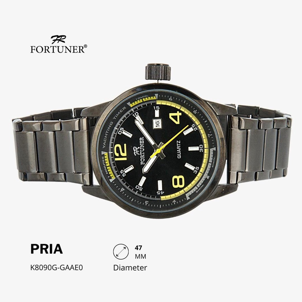 Fortuner Jam Tangan Analog Pria Water Resistant Rantai Hale