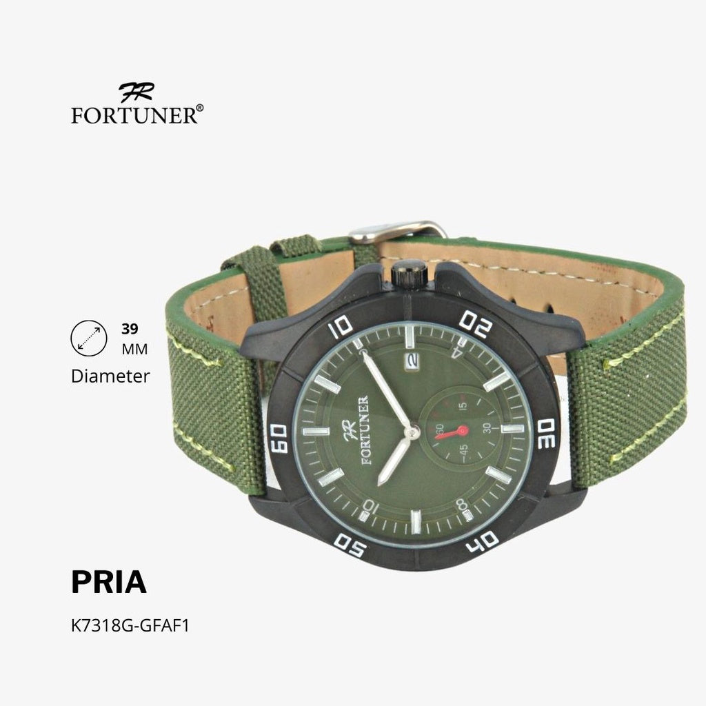 Fortuner Jam Tangan Analog Pria Water Resistant Harold