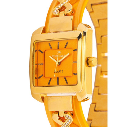 Fortuner Jam Tangan Analog Wanita Gold Water Resist Britney