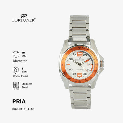 Fortuner Jam Tangan Rantai Pria Original Tahan Air Hunt