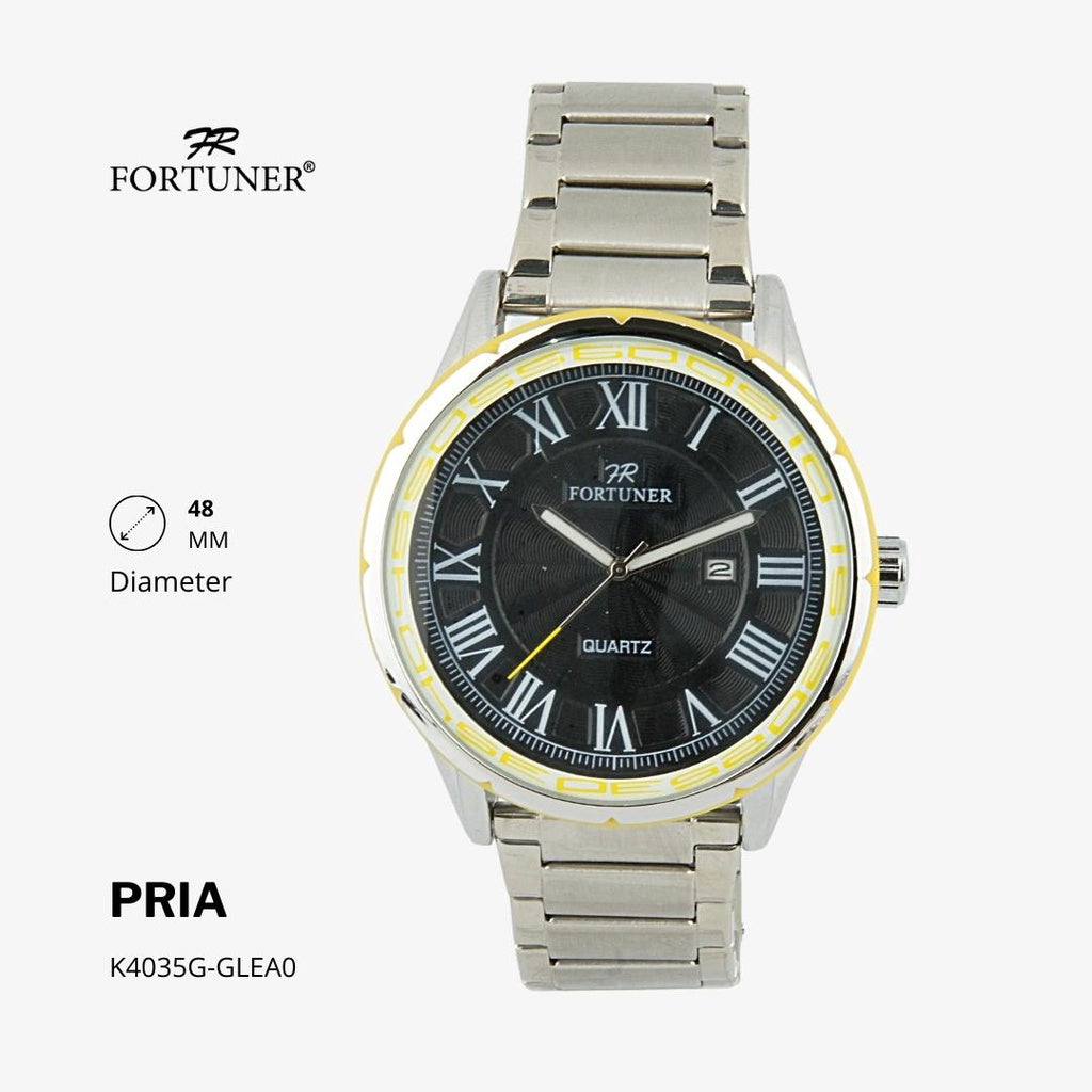 Fortuner Jam Tangan Analog Pria Water Resistant Hutchinson