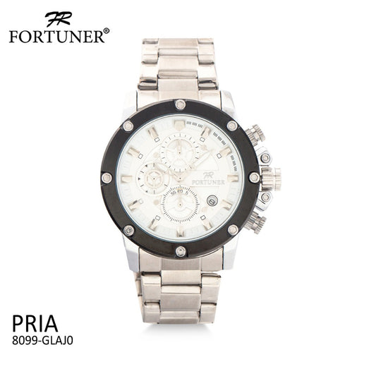 Fortuner Jam Tangan Analog Pria Chrono Water Resistant Angelus