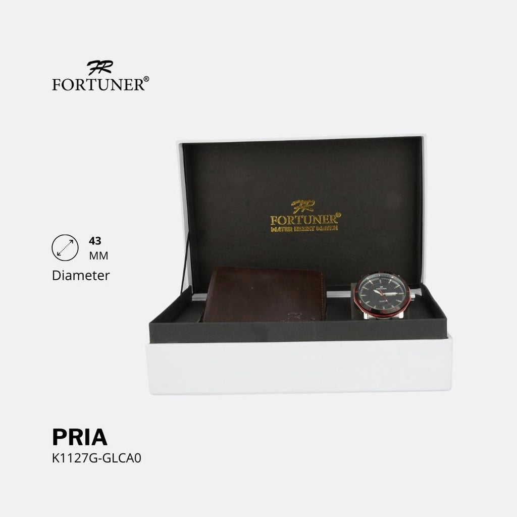 Fortuner Jam Tangan Analog Pria Water Resistant Felder