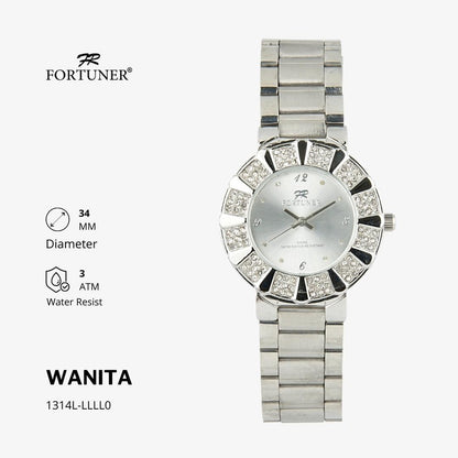 Fortuner Jam Tangan Analog Wanita Water Resistant Rantai Yolantha