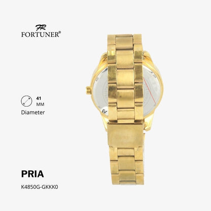 Fortuner Jam Tangan Analog Pria Water Resistant Rantai Halver