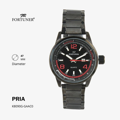 Fortuner Jam Tangan Analog Pria Water Resistant Rantai Hale