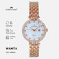 Fortuner Jam Tangan Wanita Analog Fashion Ala Korea Rantai Stainless Alora