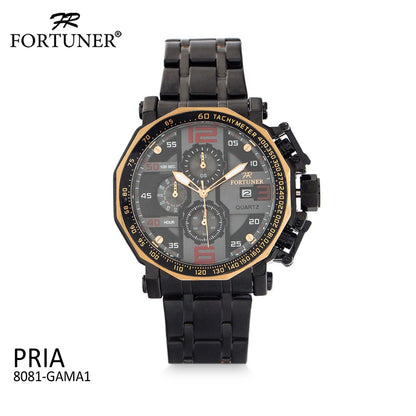 Fortuner Jam Tangan Analog Pria Chrono Water Resistant Abad