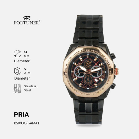 Fortuner Jam Tangan Pria Analog Water Resist Bozidar