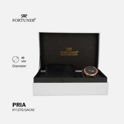 Fortuner Jam Tangan Analog Pria Water Resistant Forde