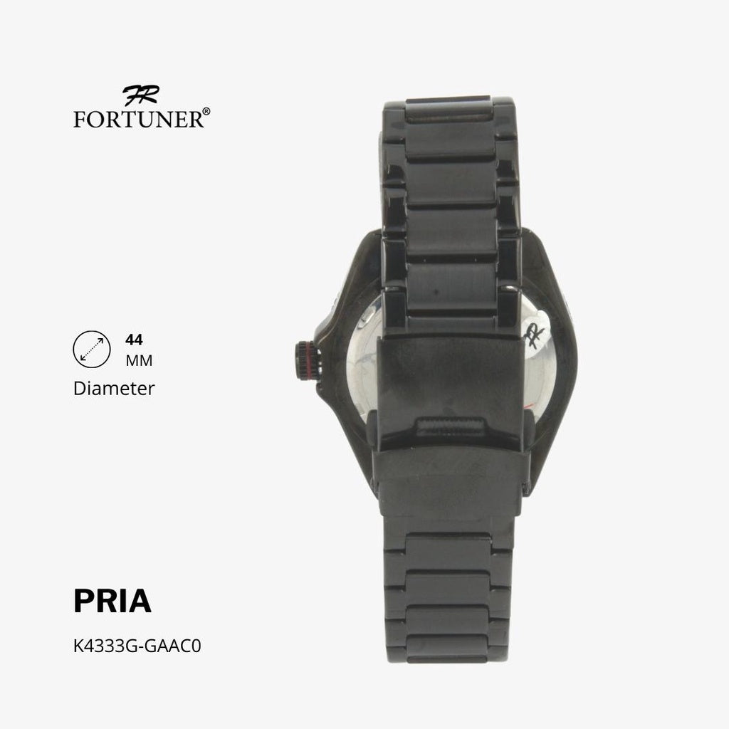 Fortuner Jam Tangan Analog Pria Water Resistant Rantai Hurley