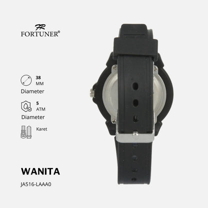 Fortuner Jam Tangan Analog Wanita Water Resistant Rubber Penelope