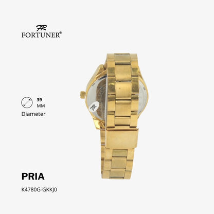 Fortuner Jam Tangan Analog Pria Water Resistant Halsted