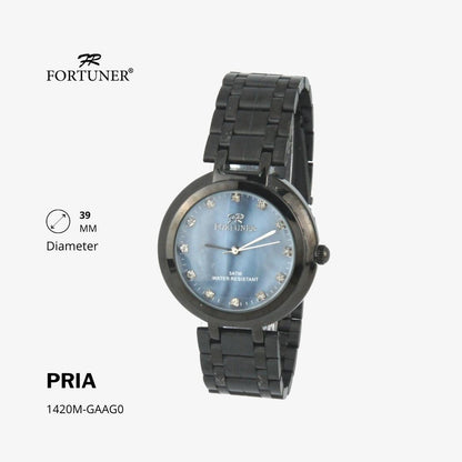 Fortuner Jam Tangan Analog Pria Rantai Water Resistant Gerald