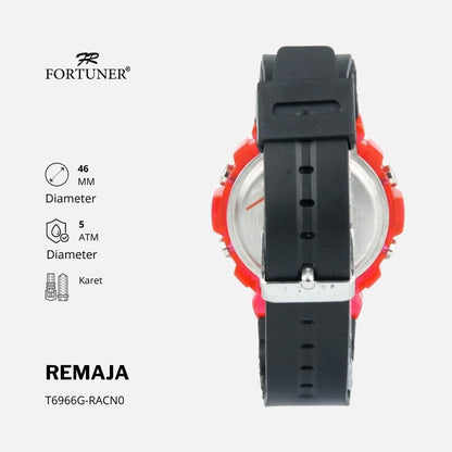 Fortuner Jam Tangan Sport Digital Remaja Anak Water Resist Rubber Jesse