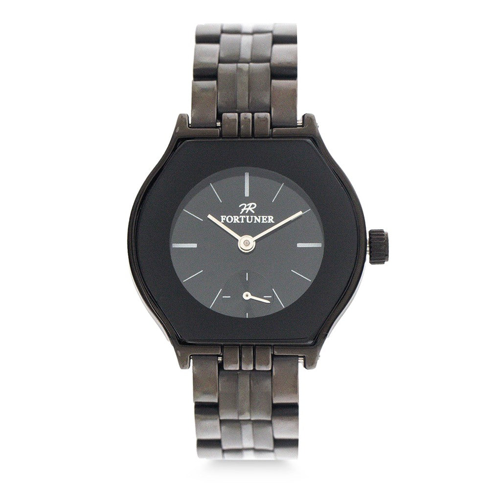 Fortuner Jam Tangan Wanita Analog Black Water Resistant Austina