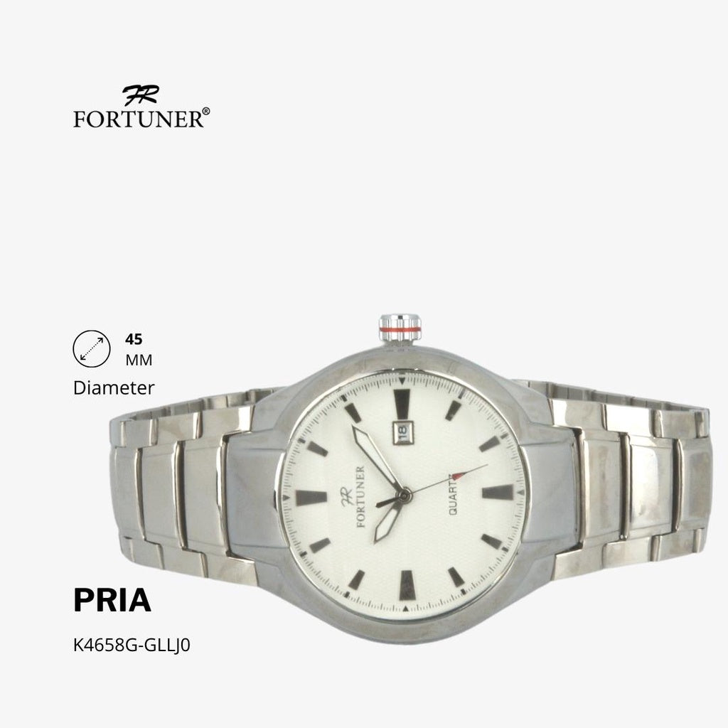 Fortuner Jam Tangan Analog Pria Water Resistant Rantai Thomas