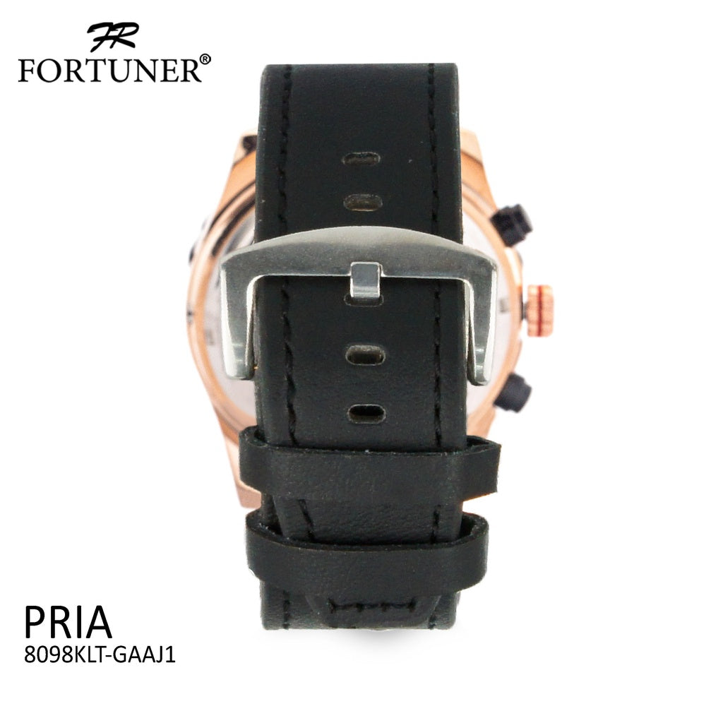 Fortuner Jam Tangan Analog Pria Chrono Water Resistant Aryell