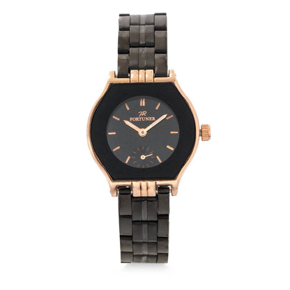 Fortuner Jam Tangan Wanita Analog Black Rosegold Water Resistant Alici