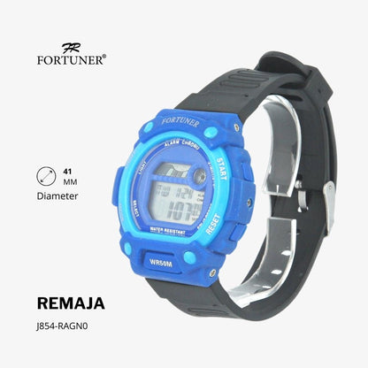 Fortuner Jam Tangan Remaja Digital Chrono Water Resist Rubber Sivney