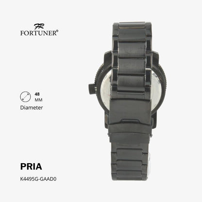 Fortuner Jam Tangan Analog Pria Water Resistant Rantai Howell