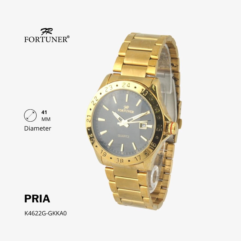 Fortuner Jam Tangan Analog Pria Water Resistant Hasani