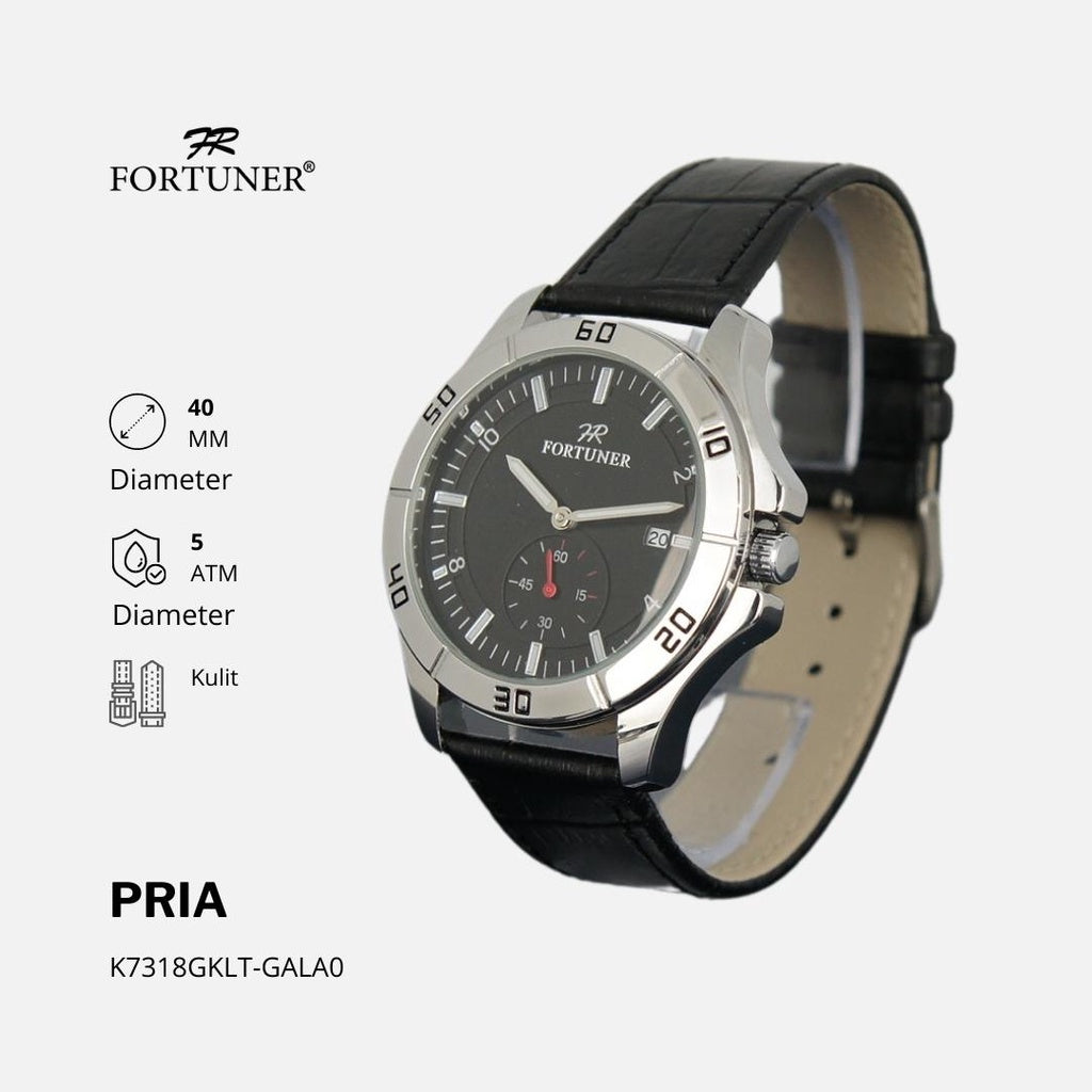 Fortuner Jam Tangan Analog Pria Water Resistant Harold