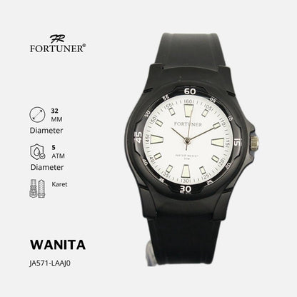 Fortuner Jam Tangan Analog Wanita Water Resistant Zoreena