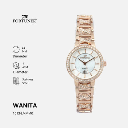 Fortuner Jam Tangan Analog Wanita Water Resistant Jane