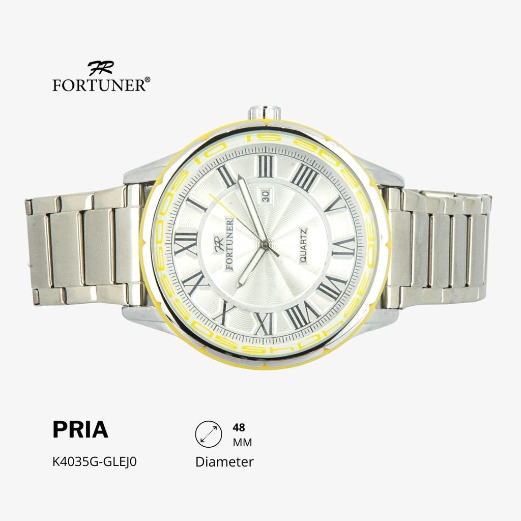 Fortuner Jam Tangan Analog Pria Water Resistant Hutchinson