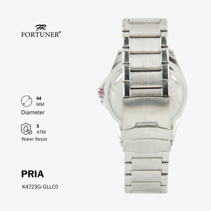 Fortuner Jam Tangan Analog Pria Water Resistant Rantai Howie