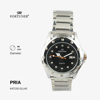 Fortuner Jam Tangan Analog Pria Water Resistant Rantai Howie