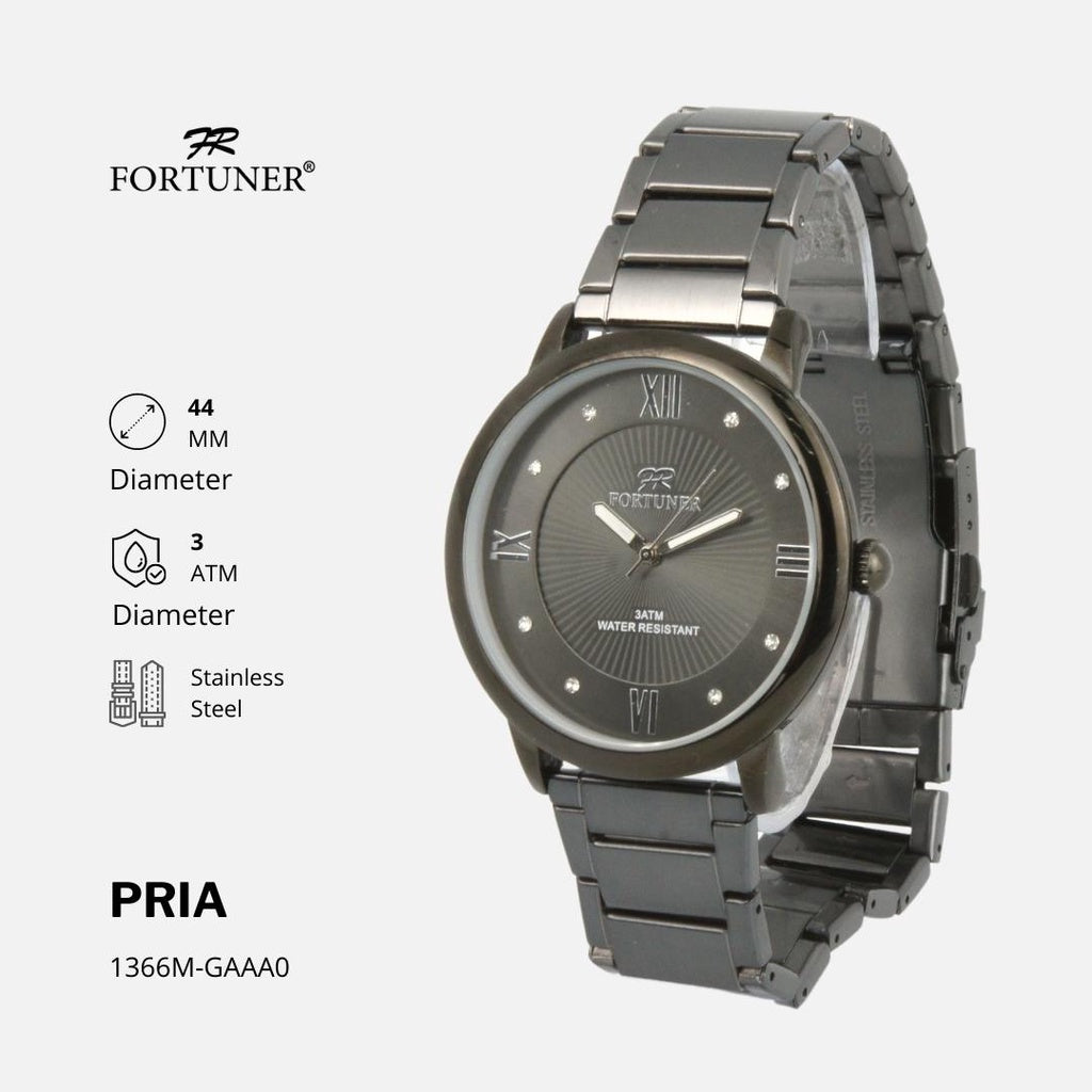 Fortuner Jam Tangan Pria Analog Water Resist Guido